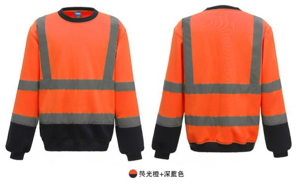 撞色反光安全工衣：圖片 2