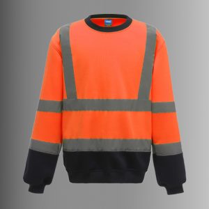 撞色反光安全工衣